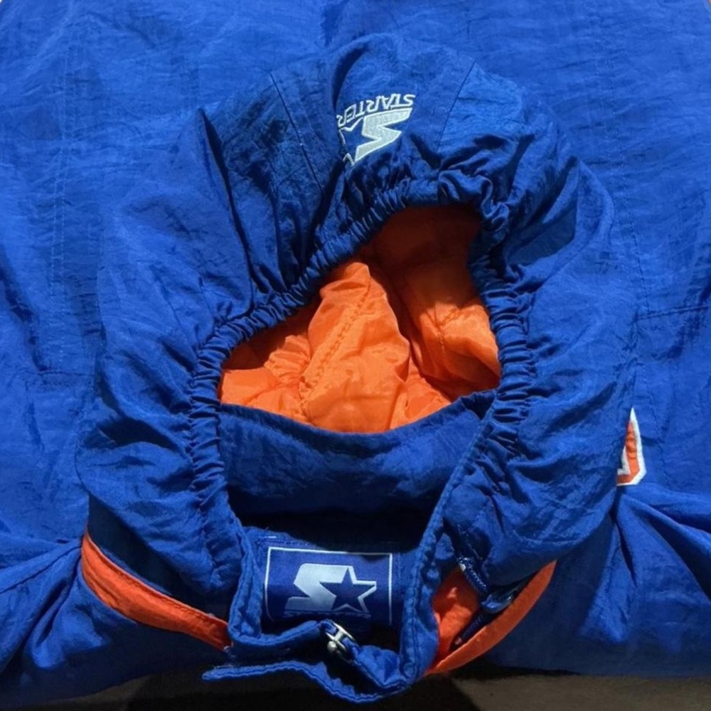 Vintage 90s Florida Gators STARTER Blue Puffer Jacket Sz Large Full Zip EUC - Picture 7 of 7